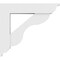 Ekena Millwork Standard Carmel Architectural Grade PVC Bracket With Traditional Ends, 5"W x 24"D x 24"H BKTP05X24X24CAR01 - alternate 4